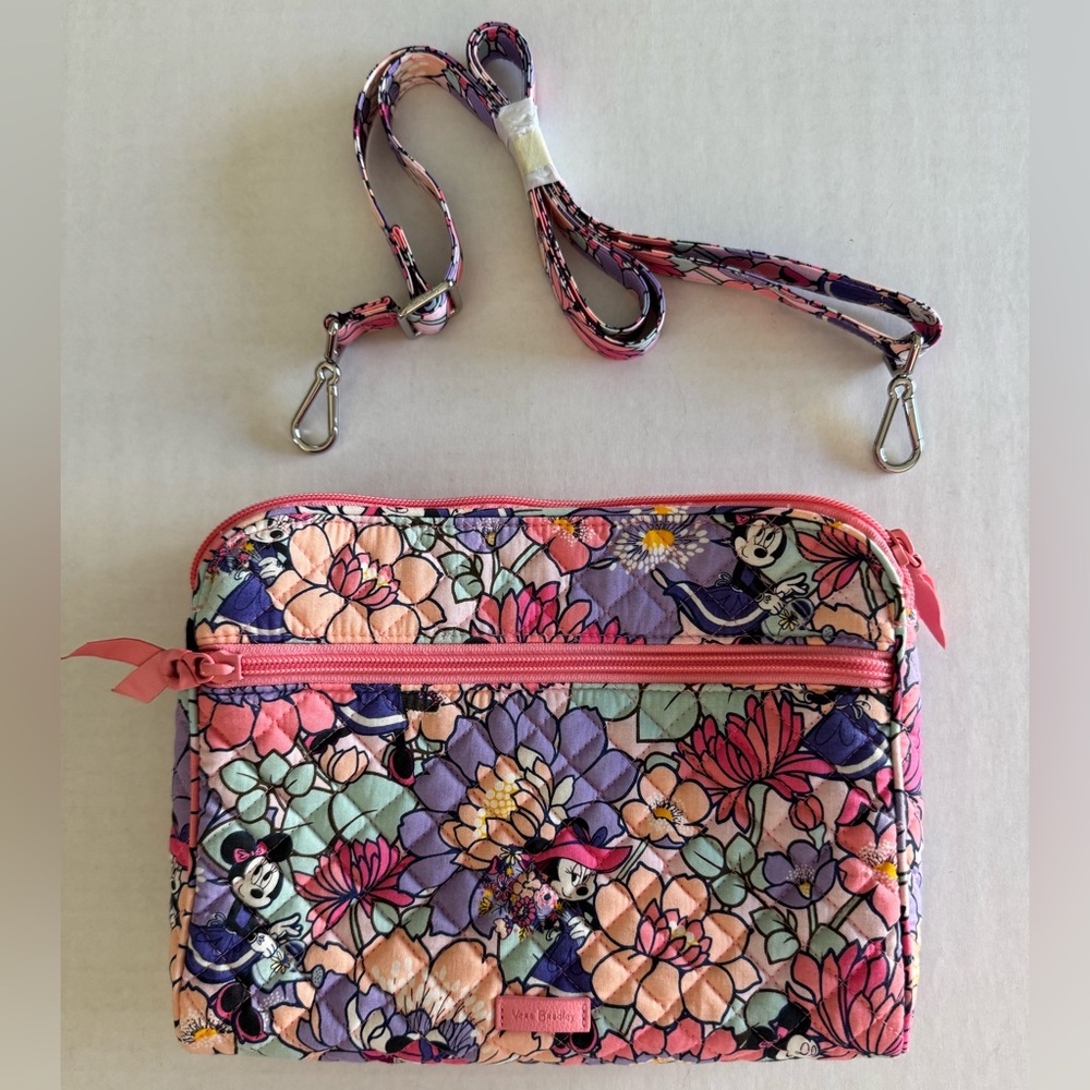 Disney Minnie Mouse Garden Party Triple Compartment Crossbody Bag